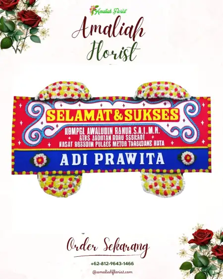Papan Bunga Ucapan Selamat Kebondalem Lor